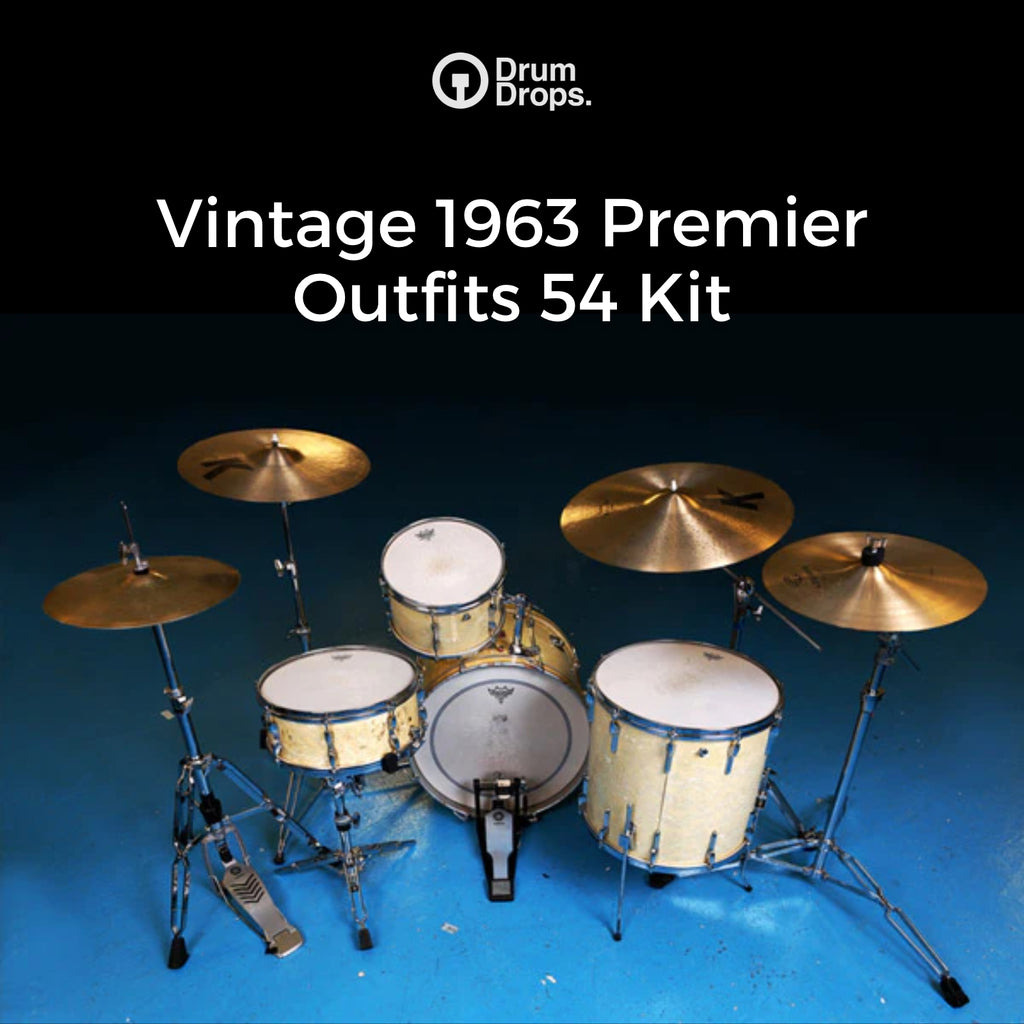 Vintage 1963 Premier Outfits 54 Drum Kit