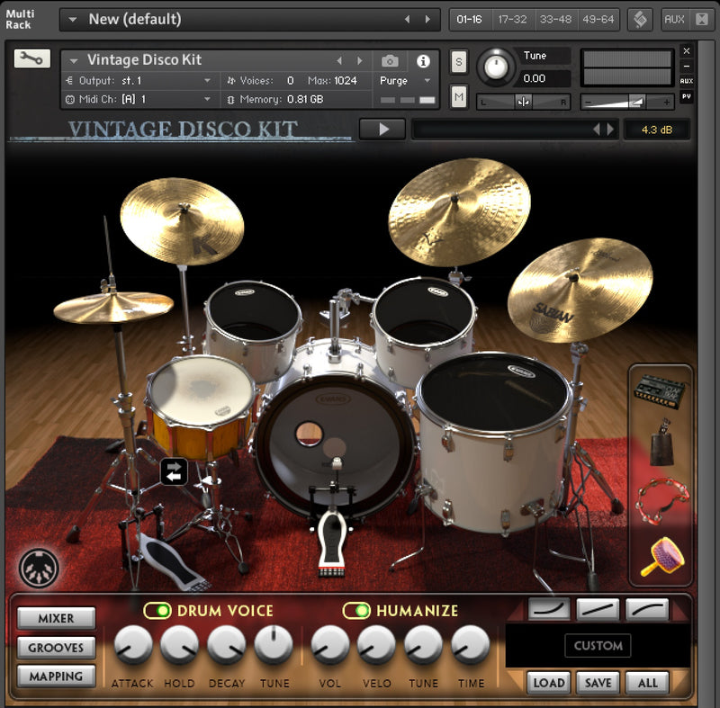 Vintage Disco Kit Kontakt Pack
