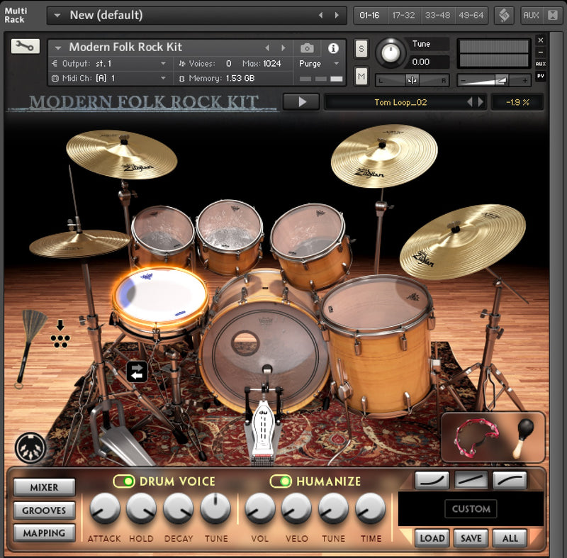 Modern Folk Rock Kit Kontakt Pack